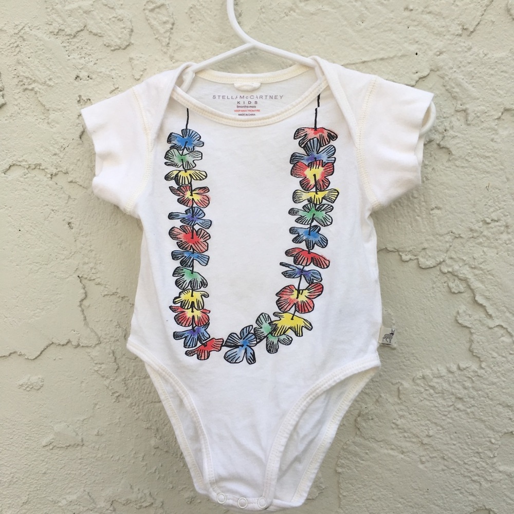 Stella McCartney Lei-Graphic Bodysuit